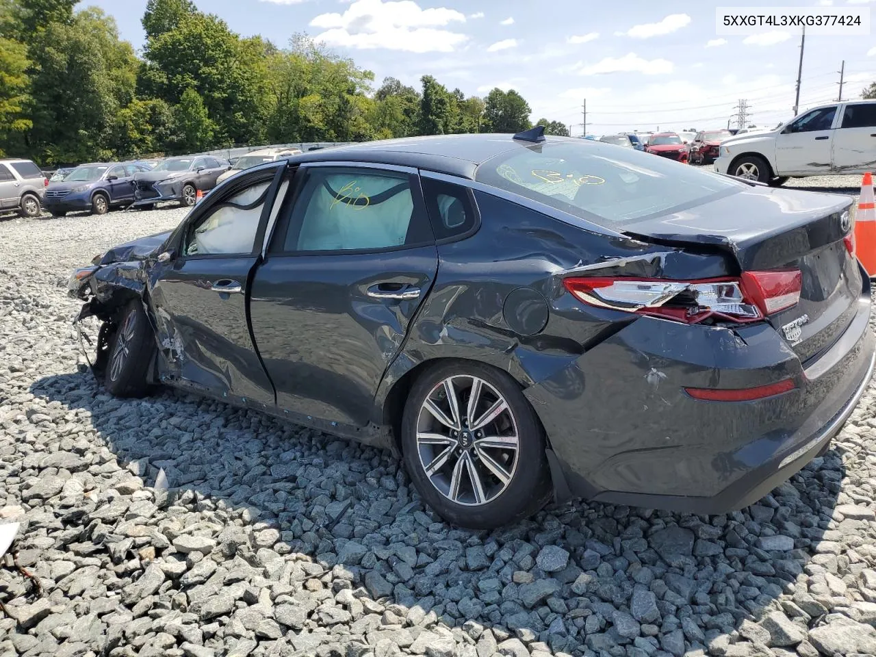 5XXGT4L3XKG377424 2019 Kia Optima Lx