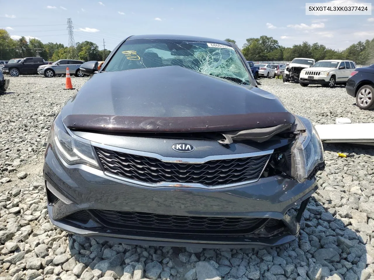 5XXGT4L3XKG377424 2019 Kia Optima Lx