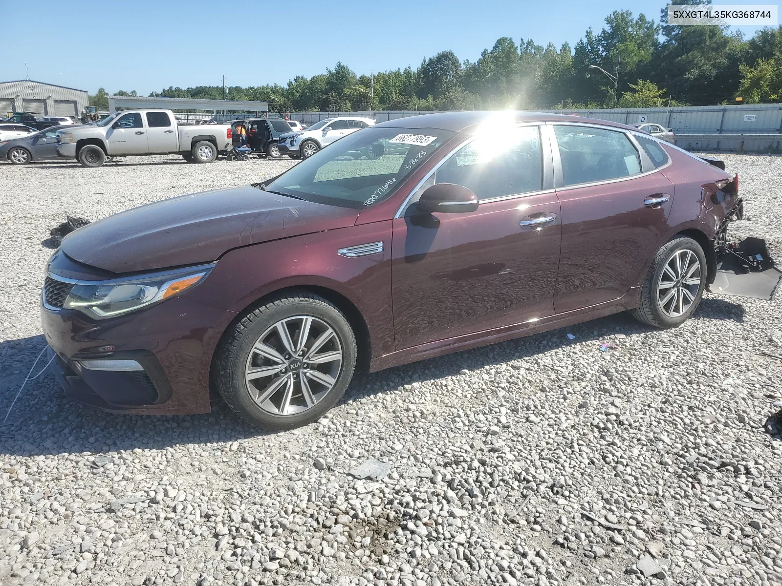 5XXGT4L35KG368744 2019 Kia Optima Lx