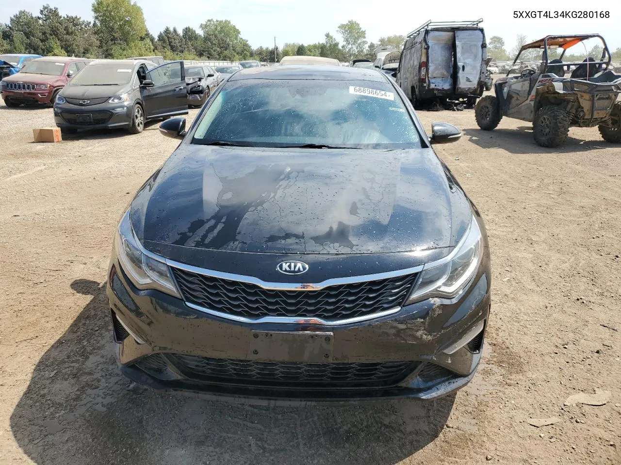 2019 Kia Optima Lx VIN: 5XXGT4L34KG280168 Lot: 68898654