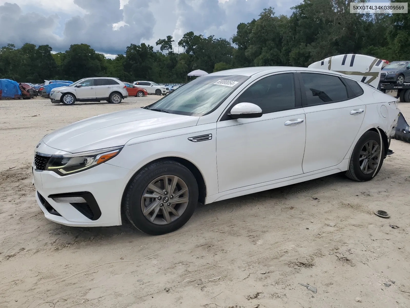 2019 Kia Optima Lx VIN: 5XXGT4L34KG309569 Lot: 69080054