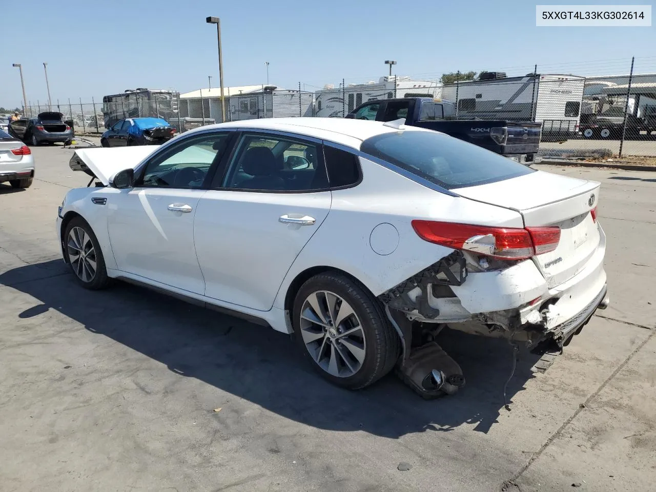 5XXGT4L33KG302614 2019 Kia Optima Lx