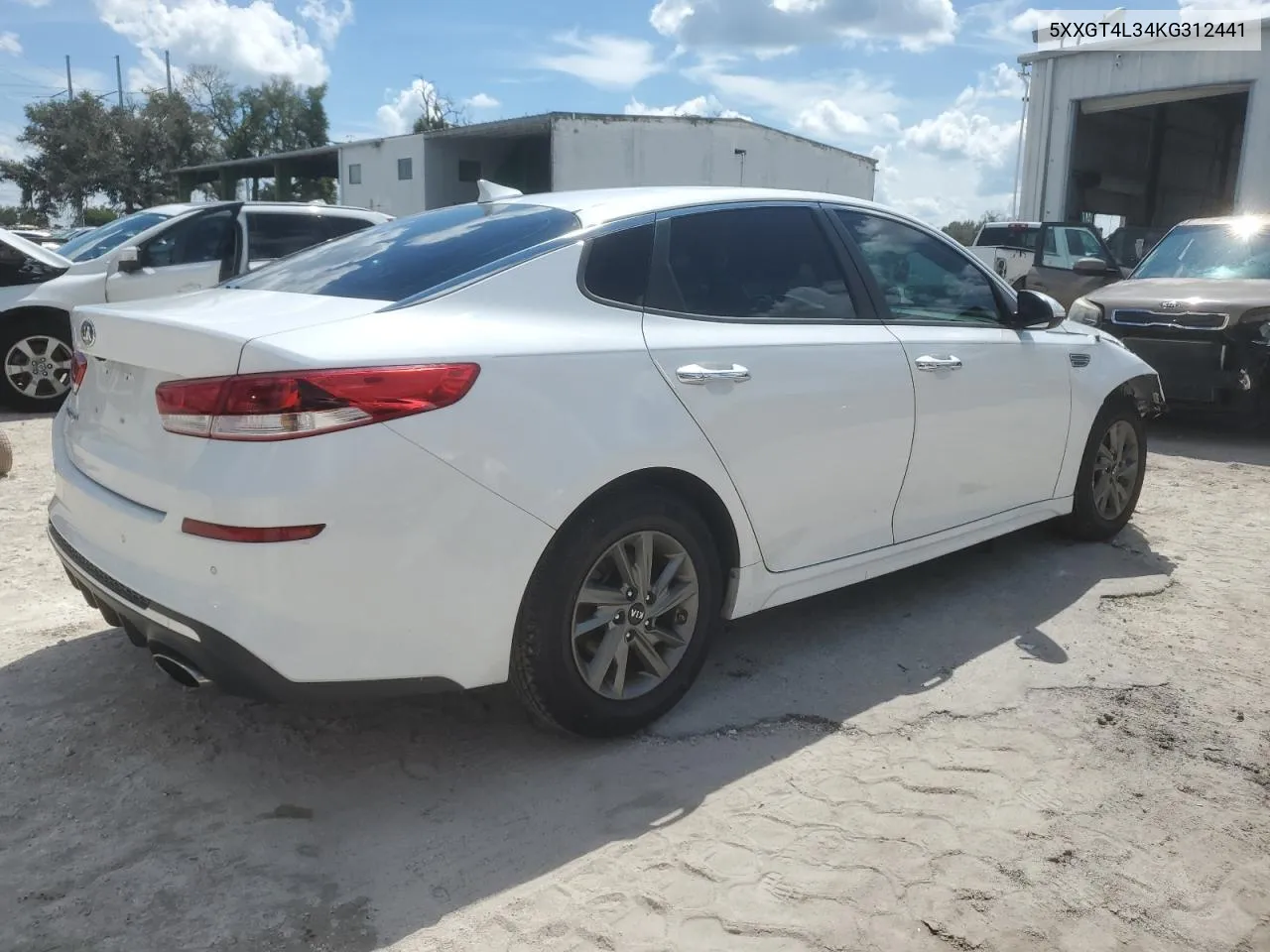 5XXGT4L34KG312441 2019 Kia Optima Lx