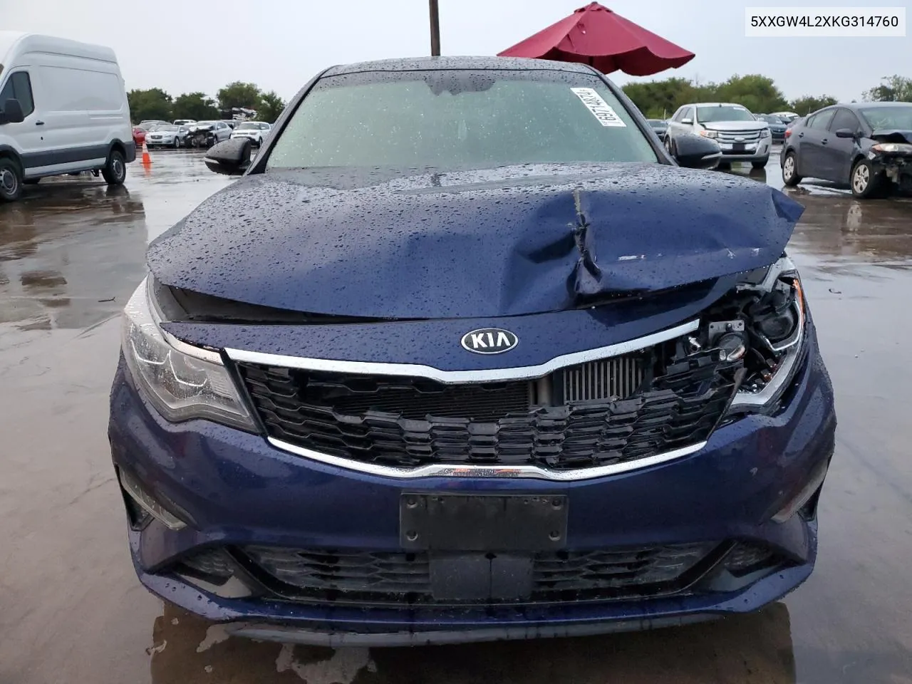 2019 Kia Optima Sx VIN: 5XXGW4L2XKG314760 Lot: 69714874