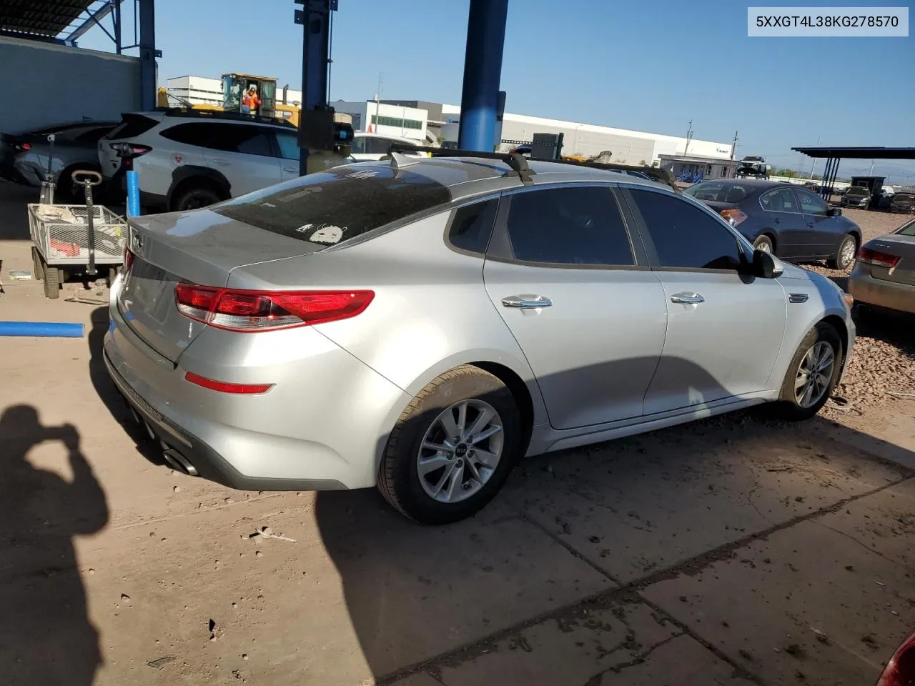 2019 Kia Optima Lx VIN: 5XXGT4L38KG278570 Lot: 69715994