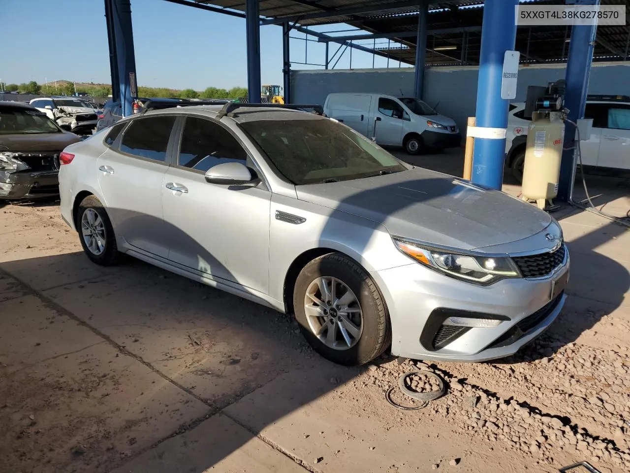 2019 Kia Optima Lx VIN: 5XXGT4L38KG278570 Lot: 69715994