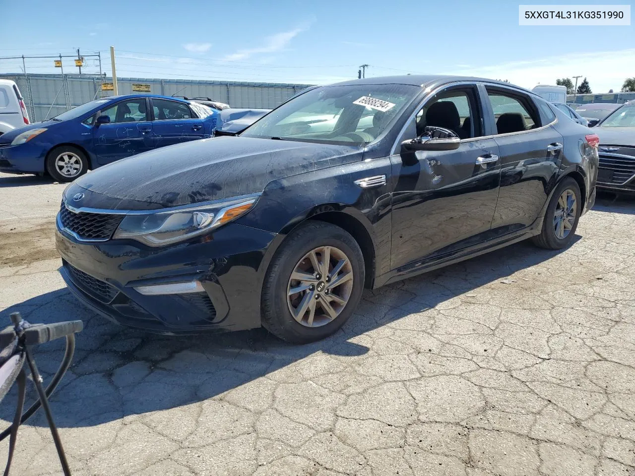 2019 Kia Optima Lx VIN: 5XXGT4L31KG351990 Lot: 69888294