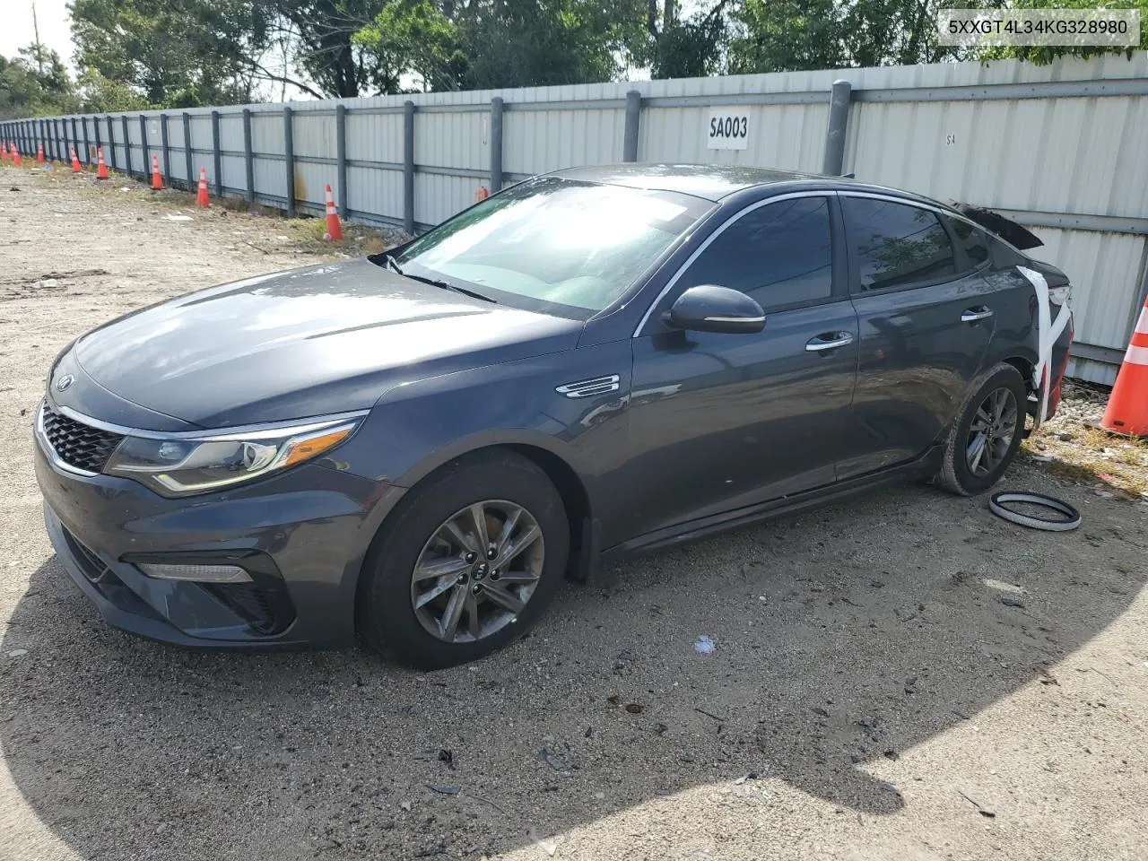 2019 Kia Optima Lx VIN: 5XXGT4L34KG328980 Lot: 70384804