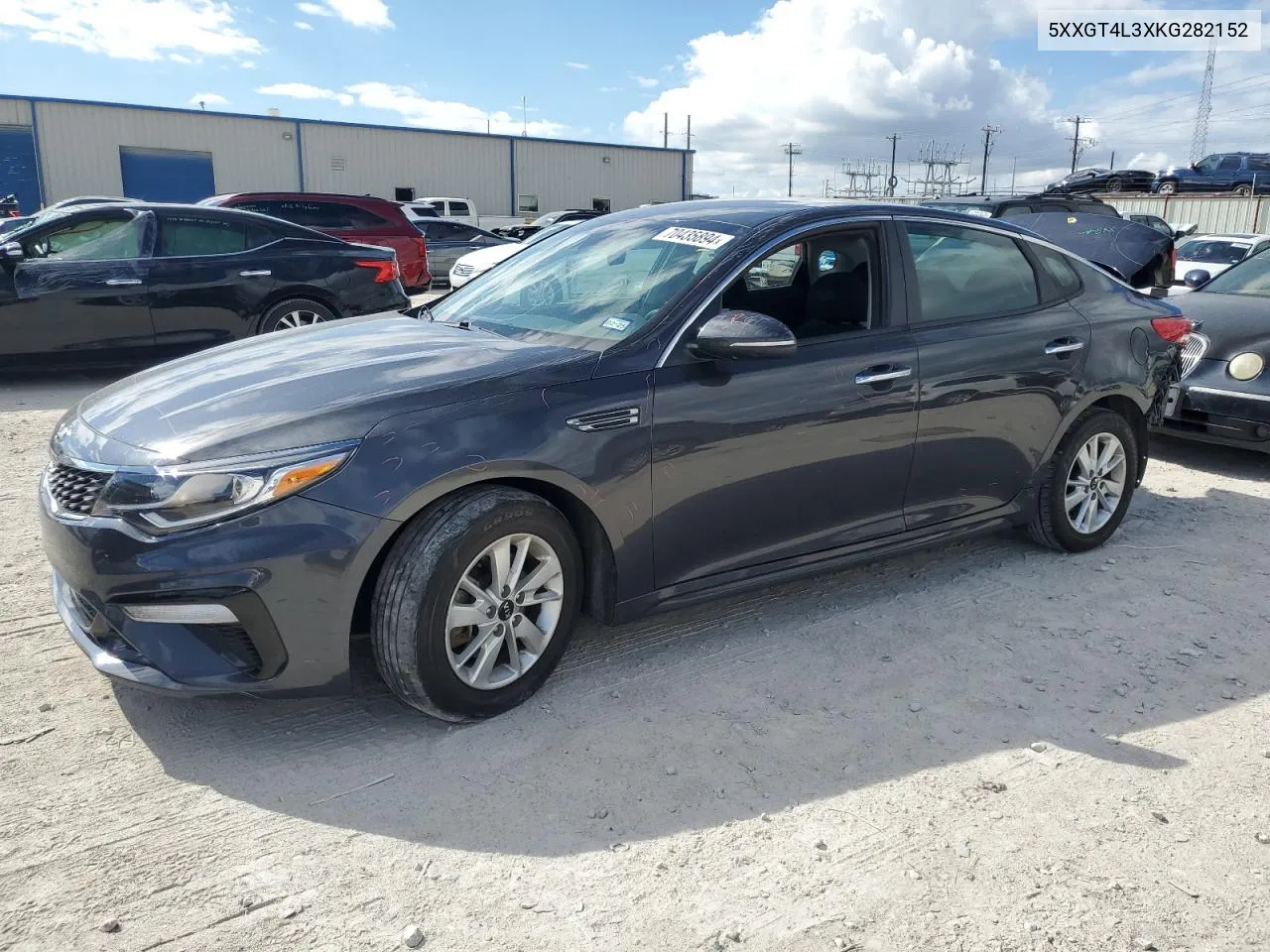 2019 Kia Optima Lx VIN: 5XXGT4L3XKG282152 Lot: 70435894