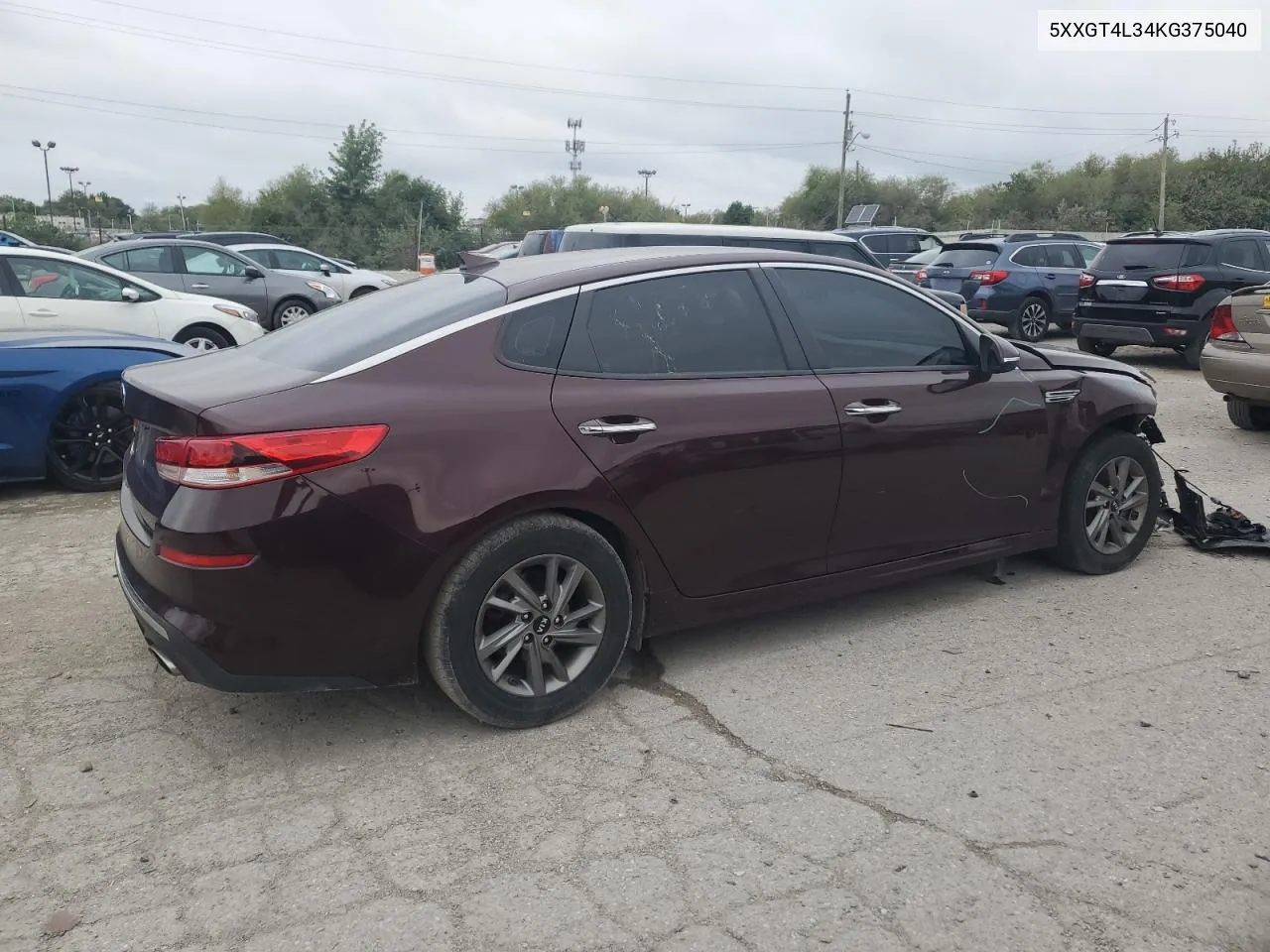 5XXGT4L34KG375040 2019 Kia Optima Lx