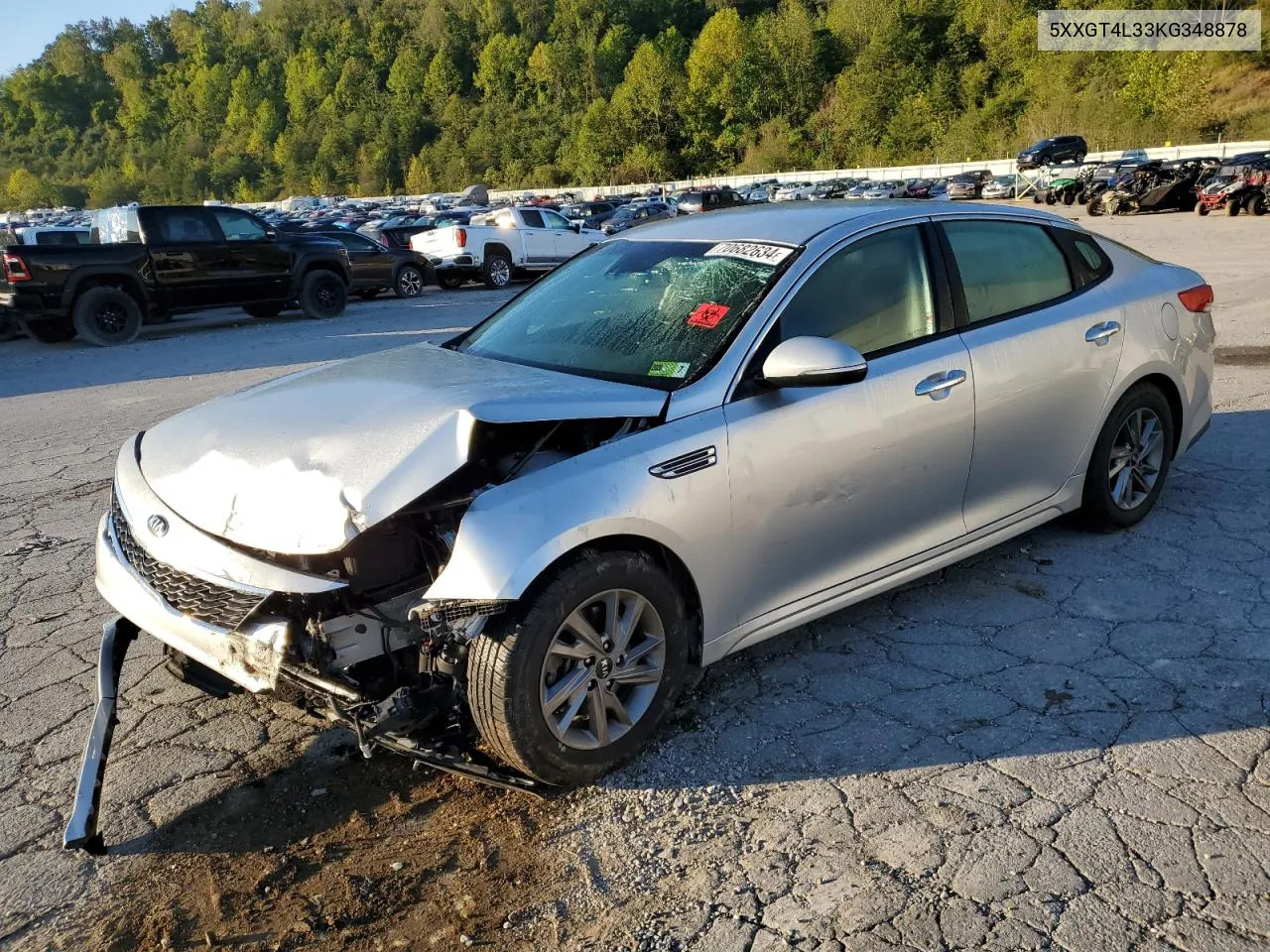 5XXGT4L33KG348878 2019 Kia Optima Lx