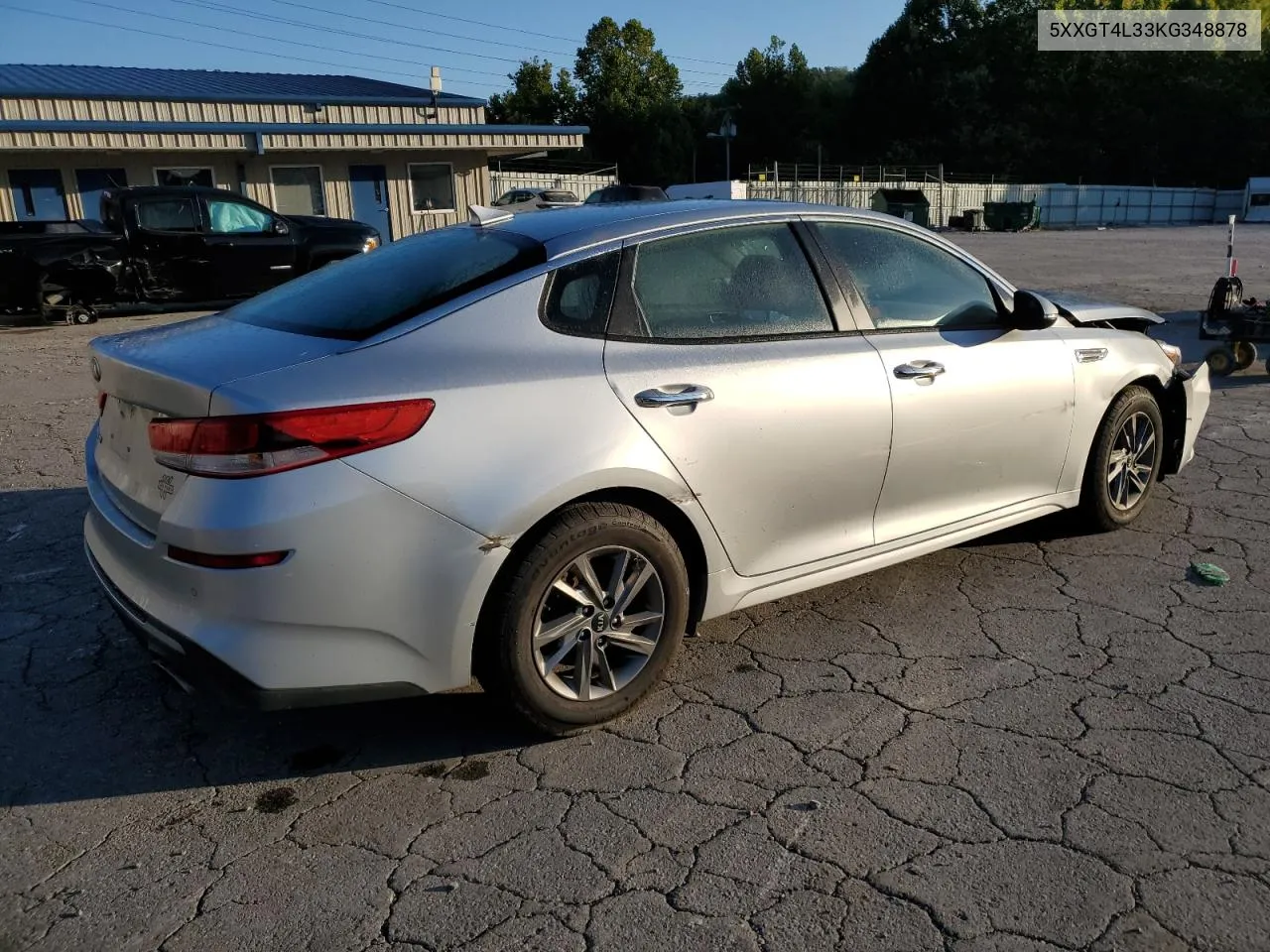 5XXGT4L33KG348878 2019 Kia Optima Lx