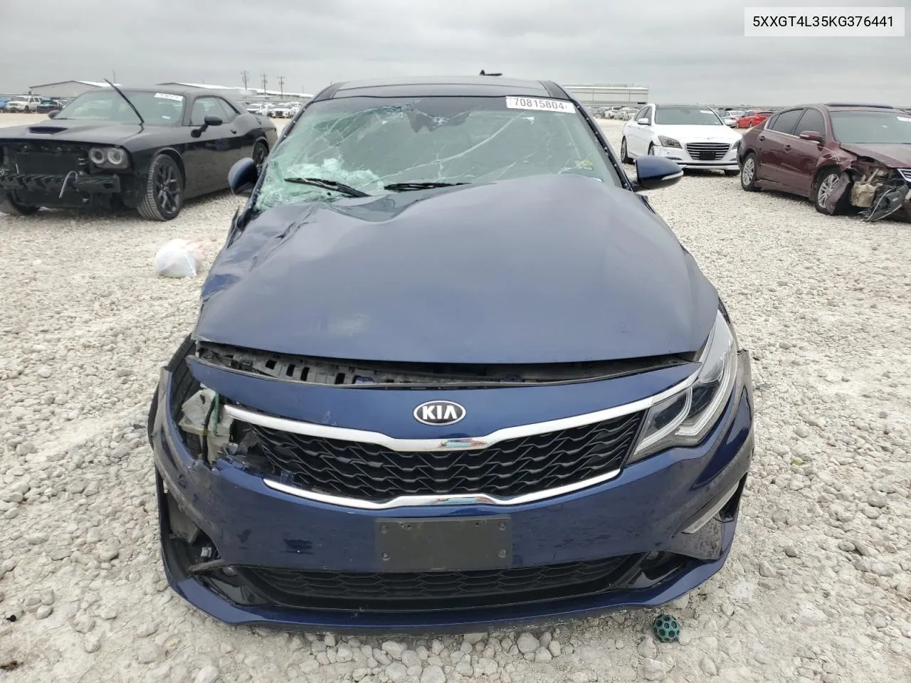 2019 Kia Optima Lx VIN: 5XXGT4L35KG376441 Lot: 70815804