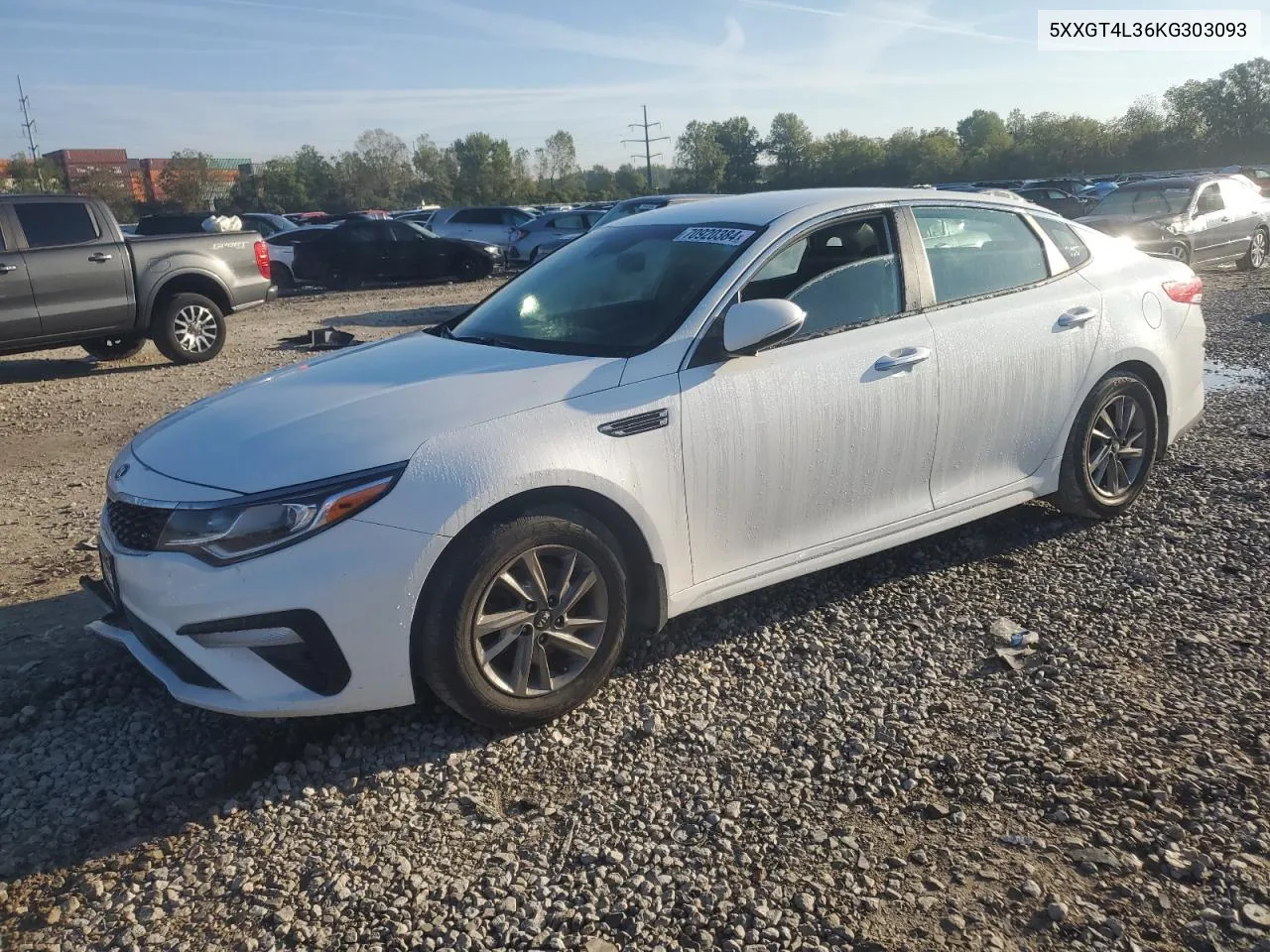 2019 Kia Optima Lx VIN: 5XXGT4L36KG303093 Lot: 70920384