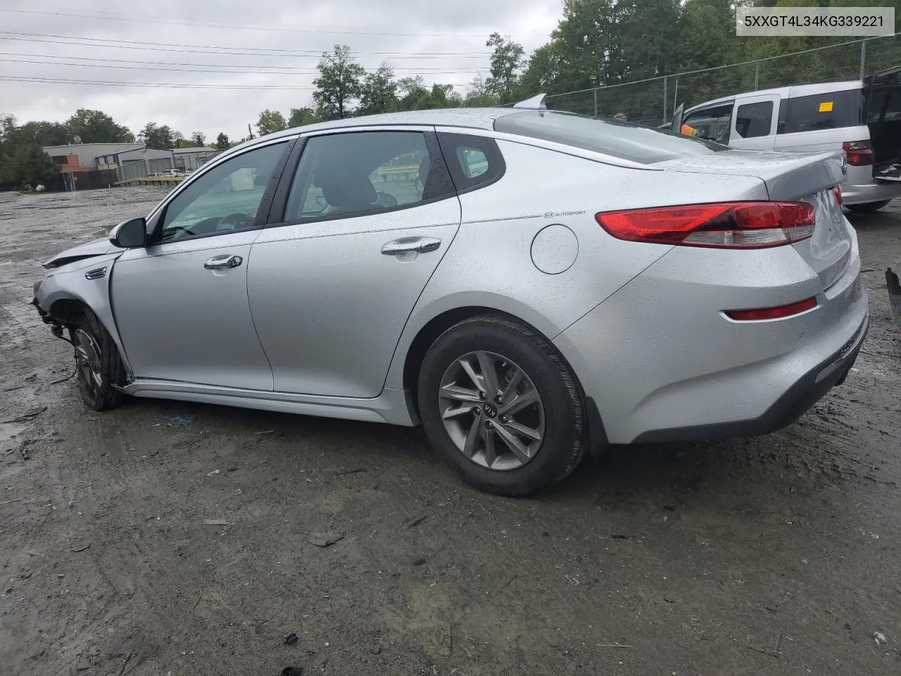 2019 Kia Optima Lx VIN: 5XXGT4L34KG339221 Lot: 70968444