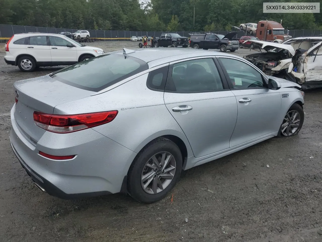 5XXGT4L34KG339221 2019 Kia Optima Lx