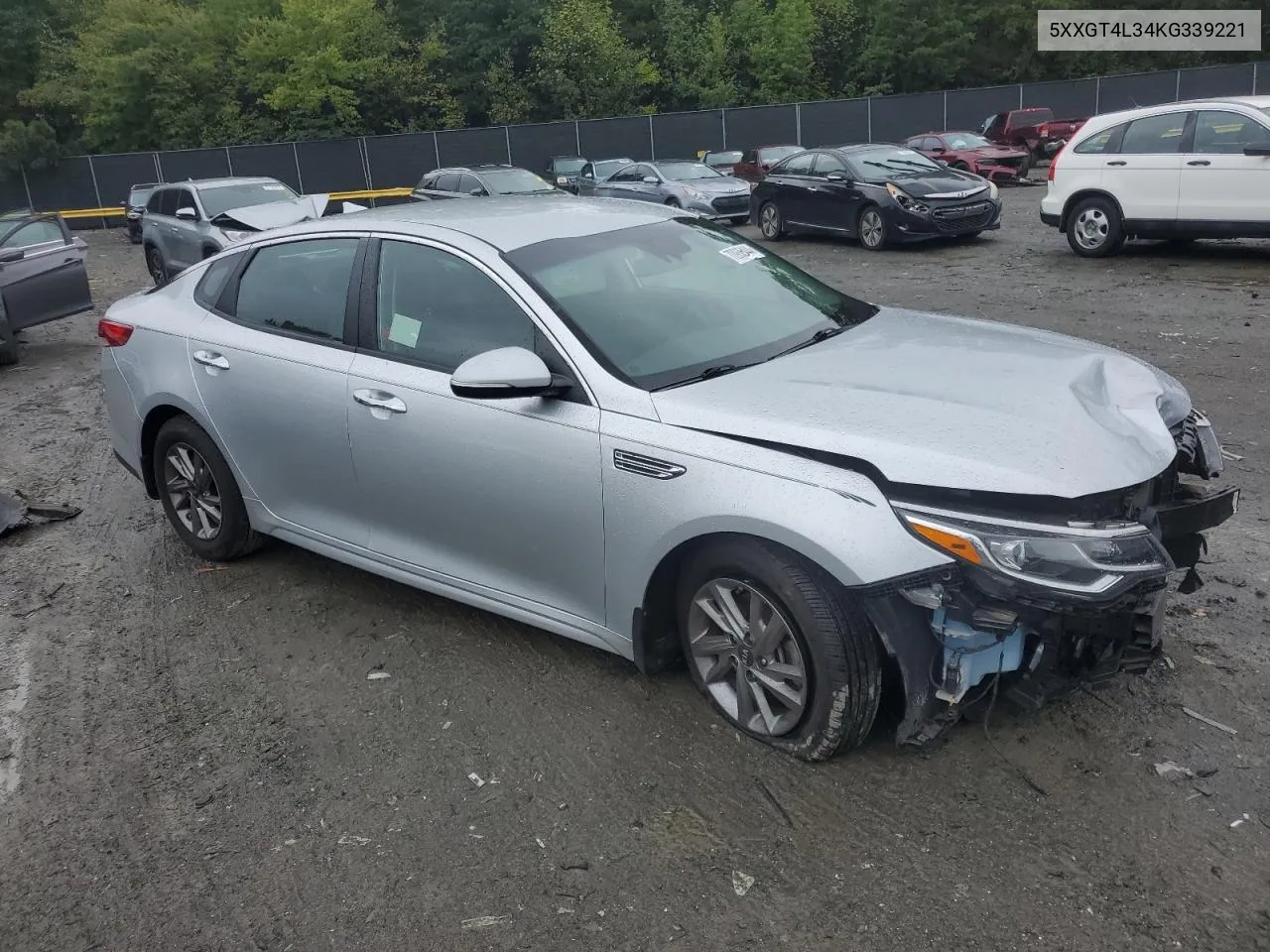 2019 Kia Optima Lx VIN: 5XXGT4L34KG339221 Lot: 70968444