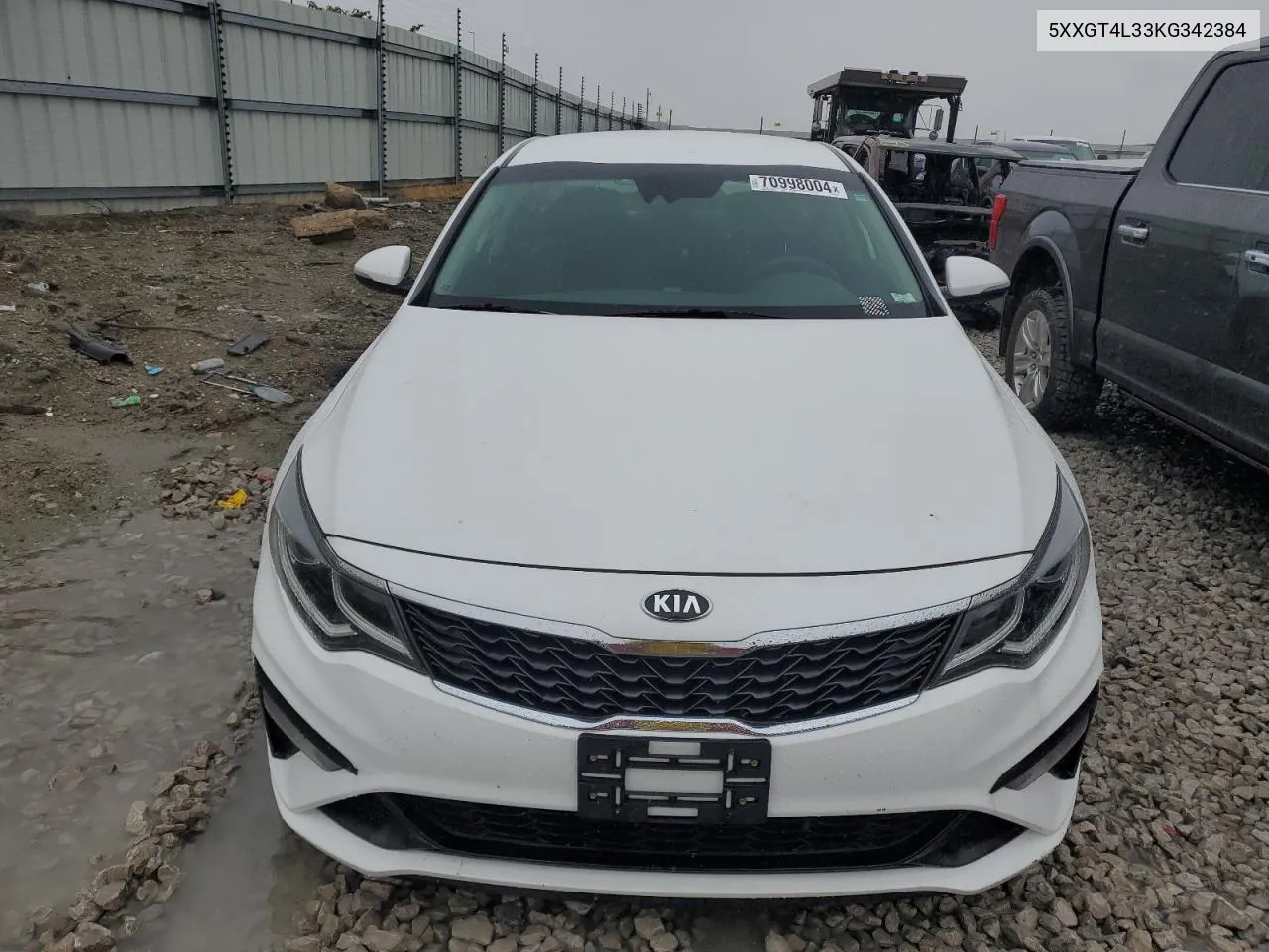 5XXGT4L33KG342384 2019 Kia Optima Lx