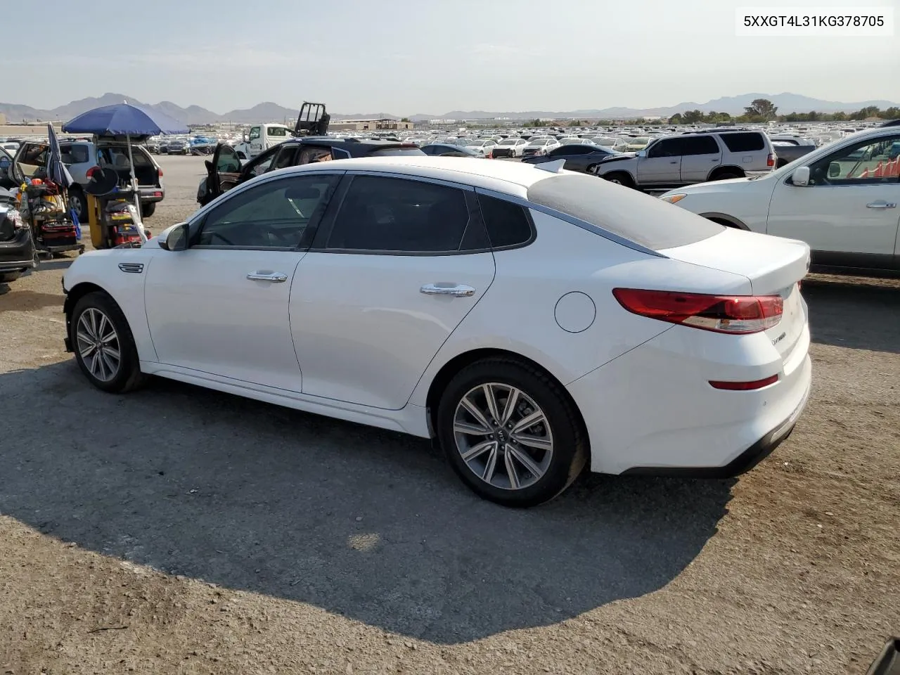 5XXGT4L31KG378705 2019 Kia Optima Lx