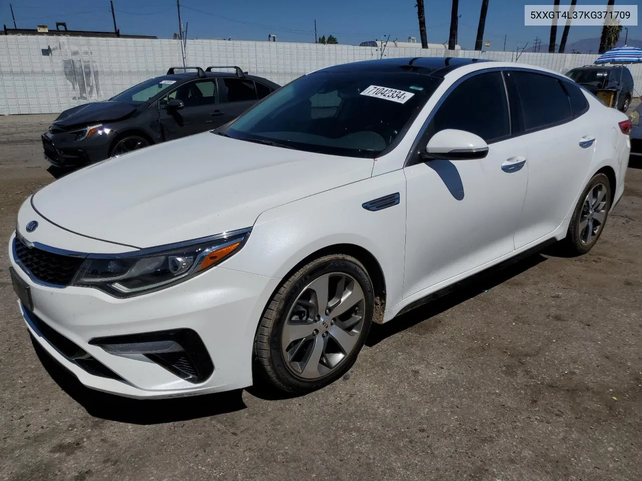 2019 Kia Optima Lx VIN: 5XXGT4L37KG371709 Lot: 71042334