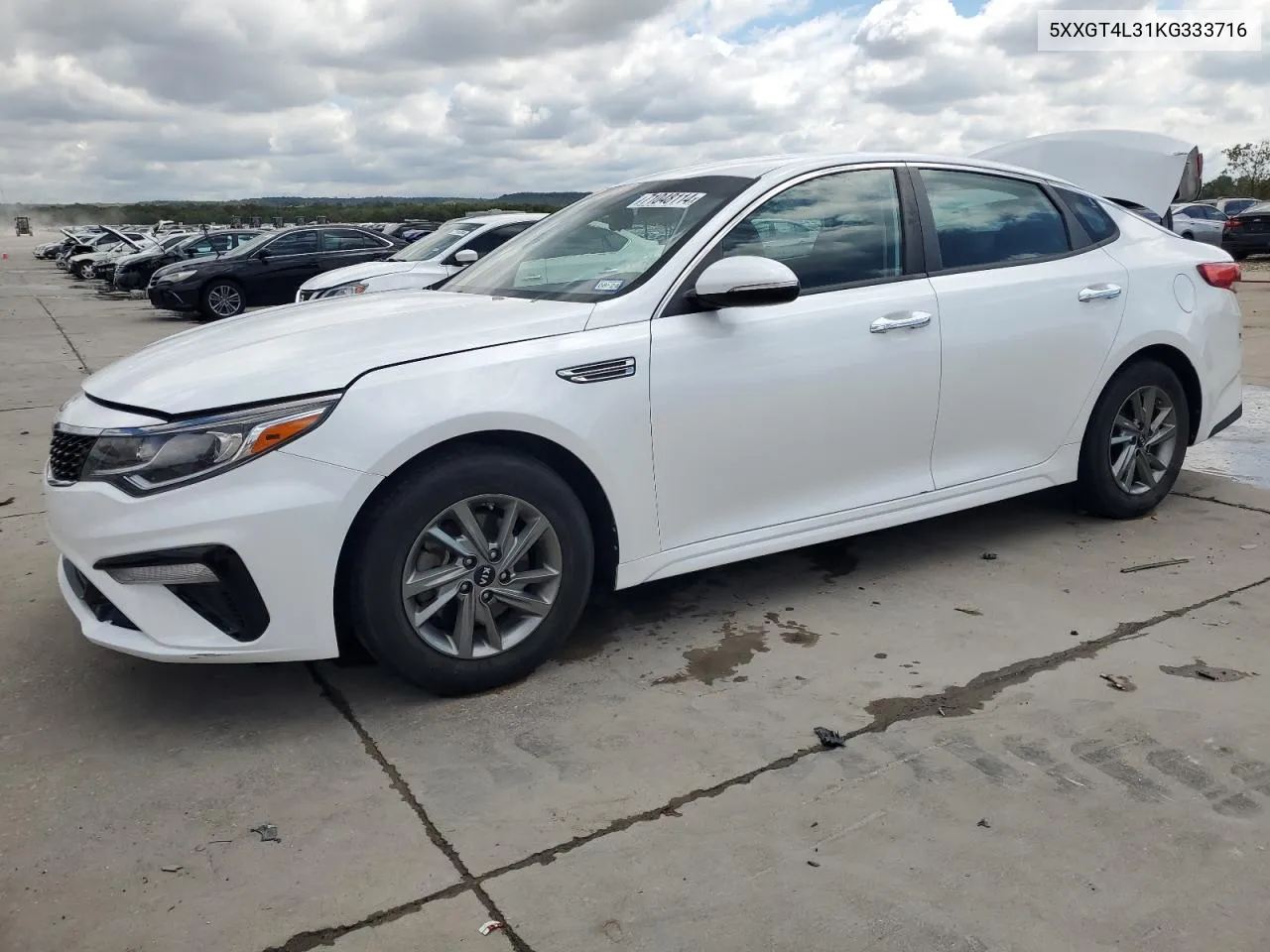 5XXGT4L31KG333716 2019 Kia Optima Lx