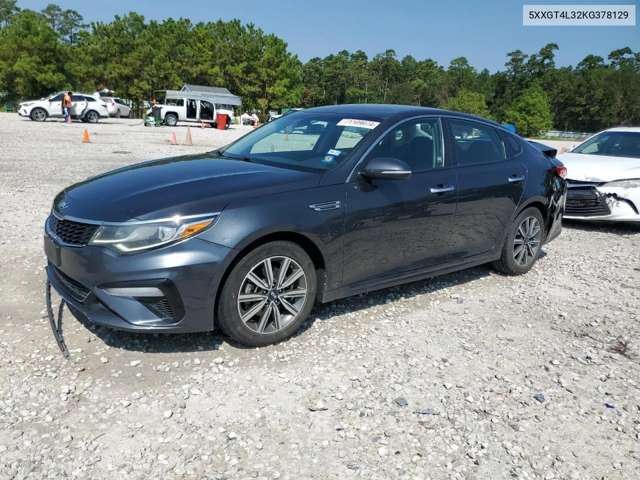 2019 Kia Optima Lx VIN: 5XXGT4L32KG378129 Lot: 71109074