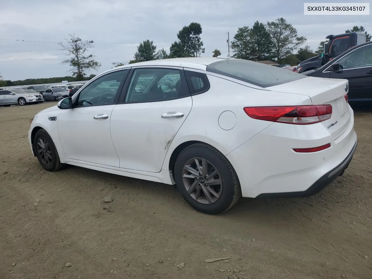 2019 Kia Optima Lx VIN: 5XXGT4L33KG345107 Lot: 71174434