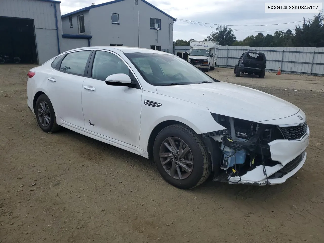 5XXGT4L33KG345107 2019 Kia Optima Lx