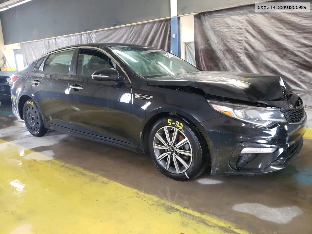 2019 Kia Optima Lx VIN: 5XXGT4L33KG355989 Lot: 71295724