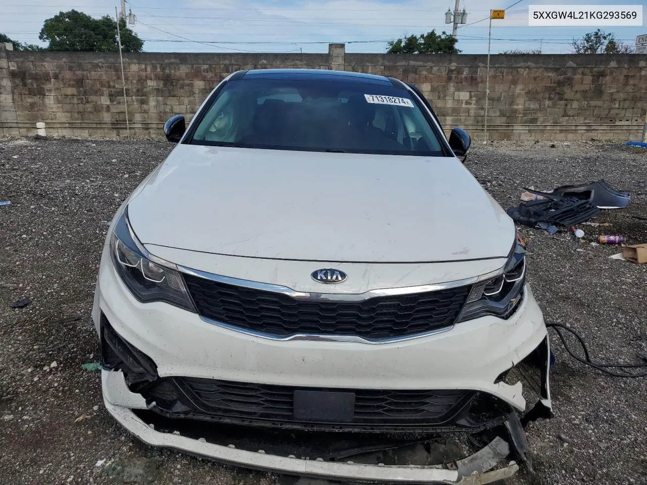 5XXGW4L21KG293569 2019 Kia Optima Sx