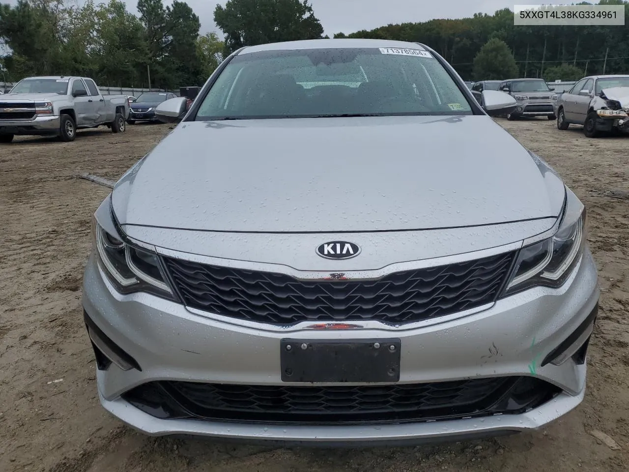 2019 Kia Optima Lx VIN: 5XXGT4L38KG334961 Lot: 71378564