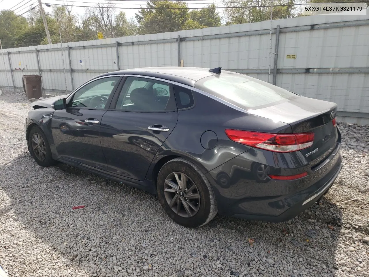 5XXGT4L37KG321179 2019 Kia Optima Lx