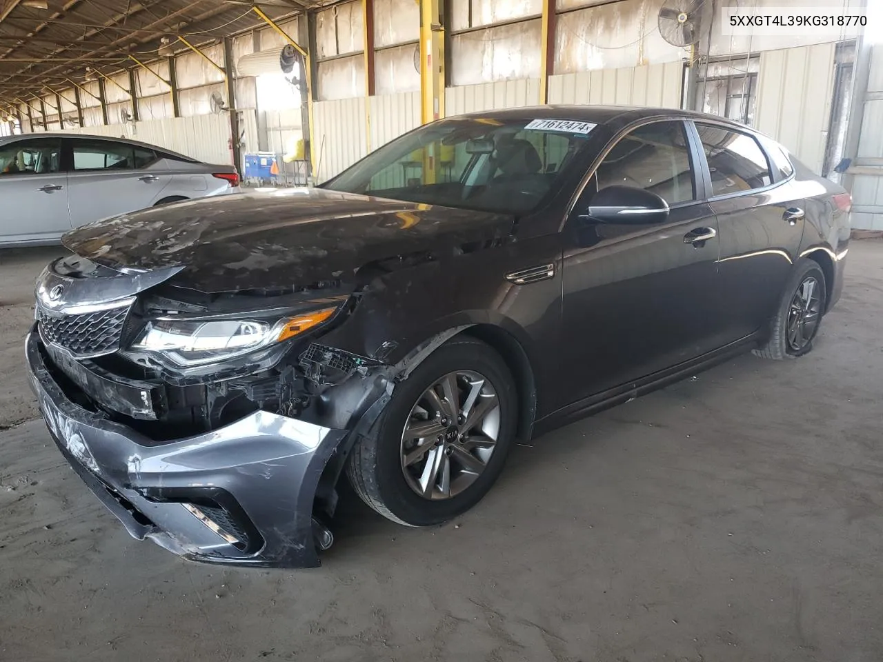 2019 Kia Optima Lx VIN: 5XXGT4L39KG318770 Lot: 71612474