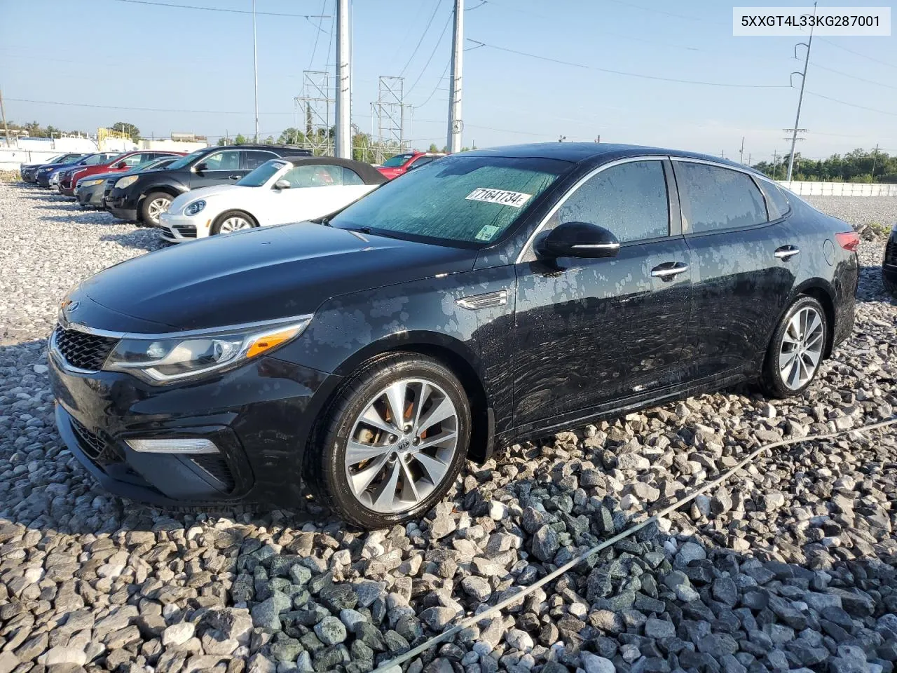 2019 Kia Optima Lx VIN: 5XXGT4L33KG287001 Lot: 71641734