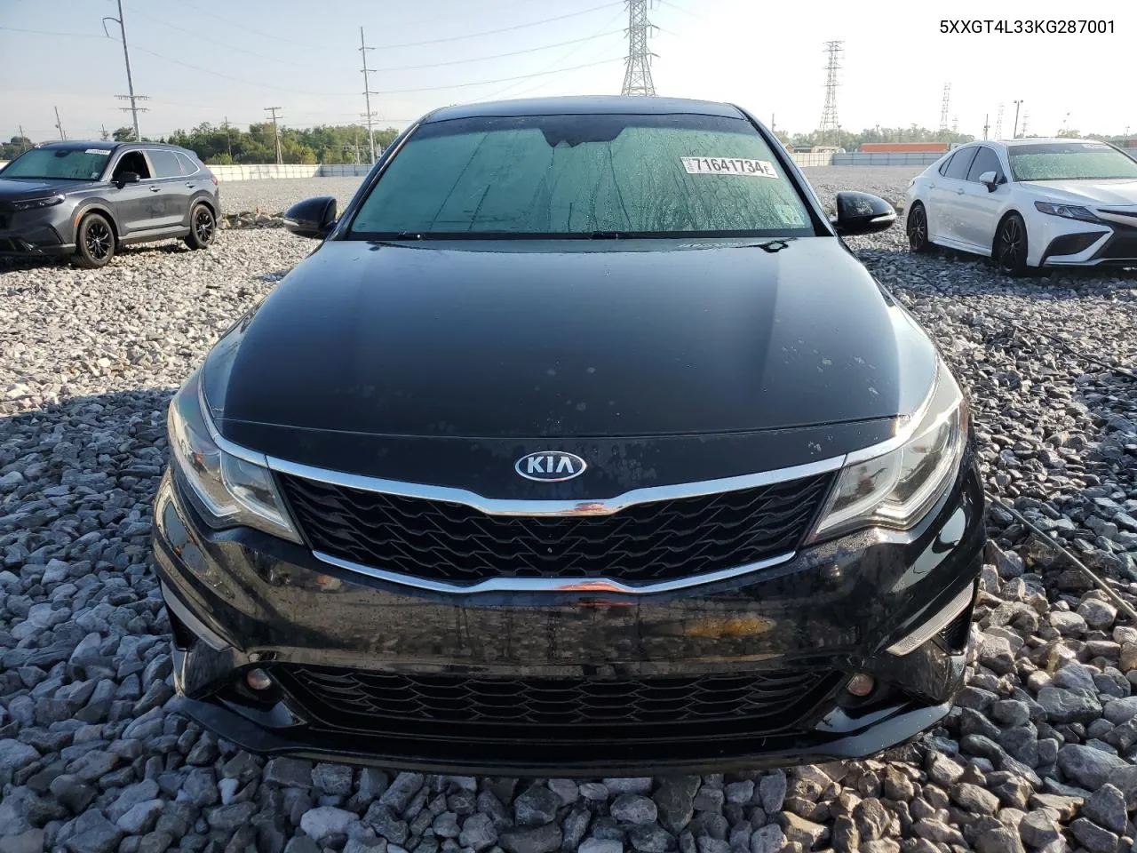 5XXGT4L33KG287001 2019 Kia Optima Lx