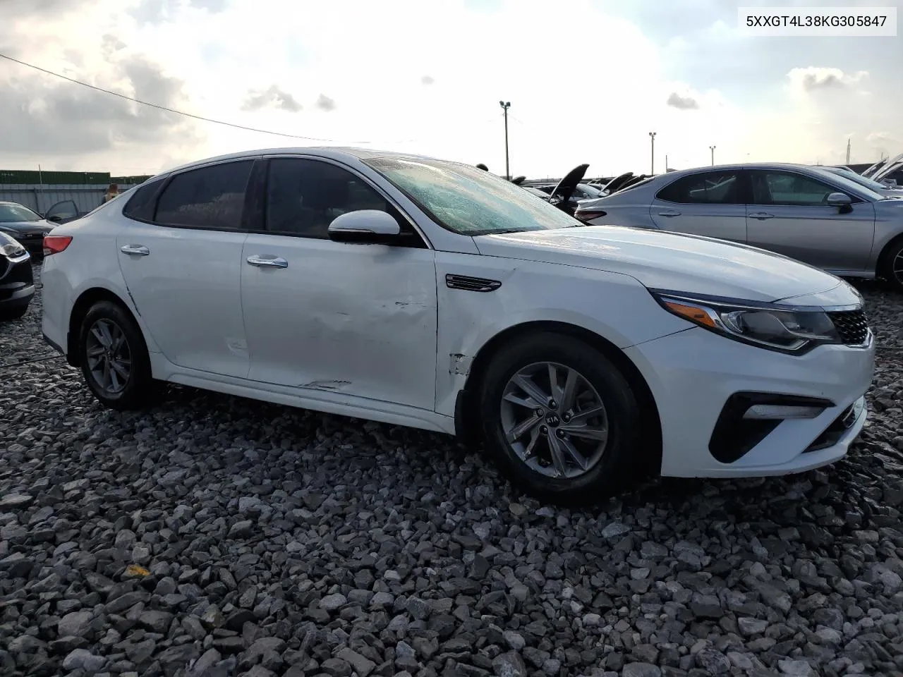 5XXGT4L38KG305847 2019 Kia Optima Lx