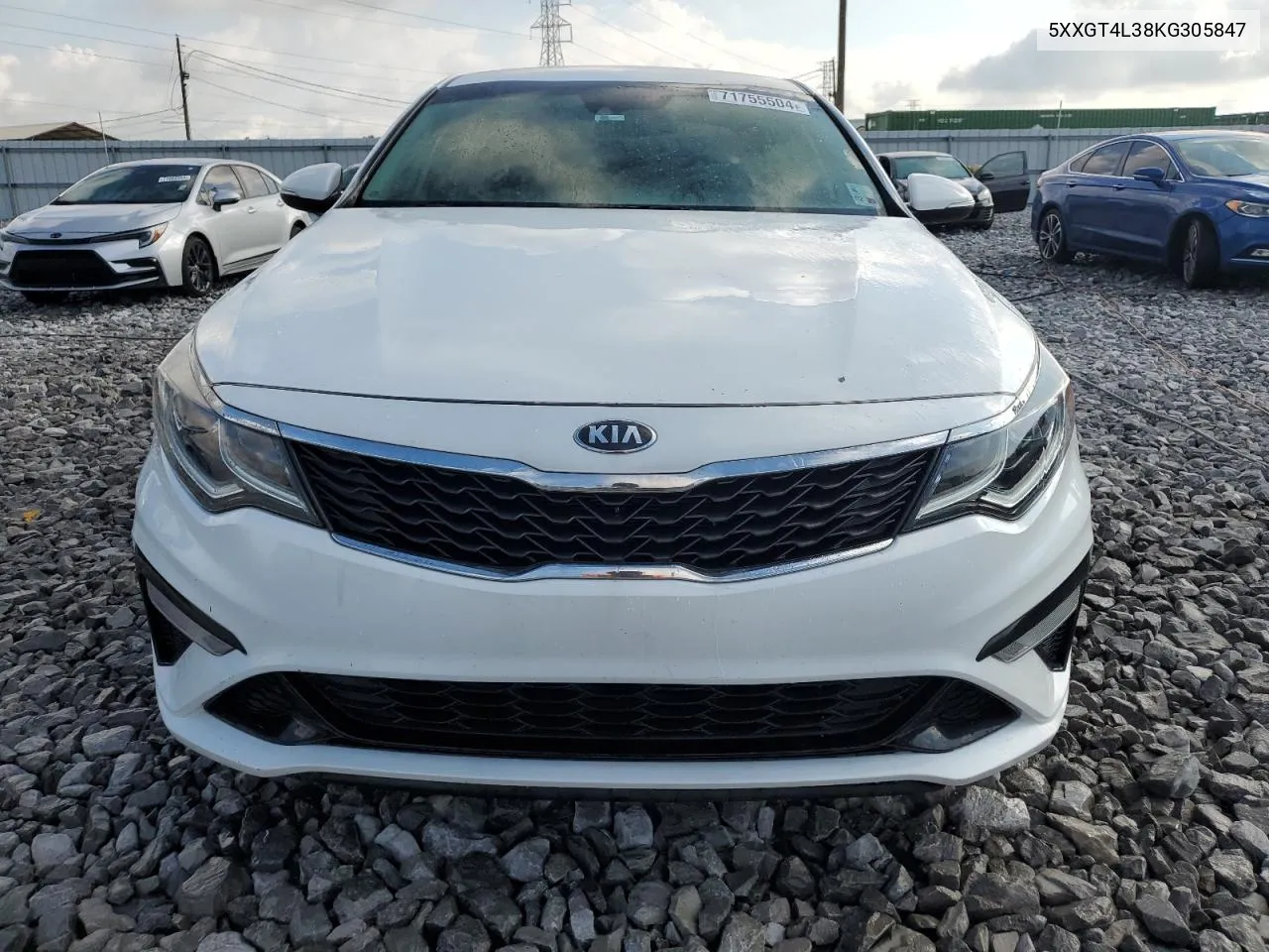 2019 Kia Optima Lx VIN: 5XXGT4L38KG305847 Lot: 71755504