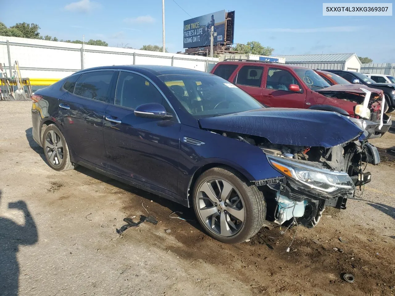 5XXGT4L3XKG369307 2019 Kia Optima Lx