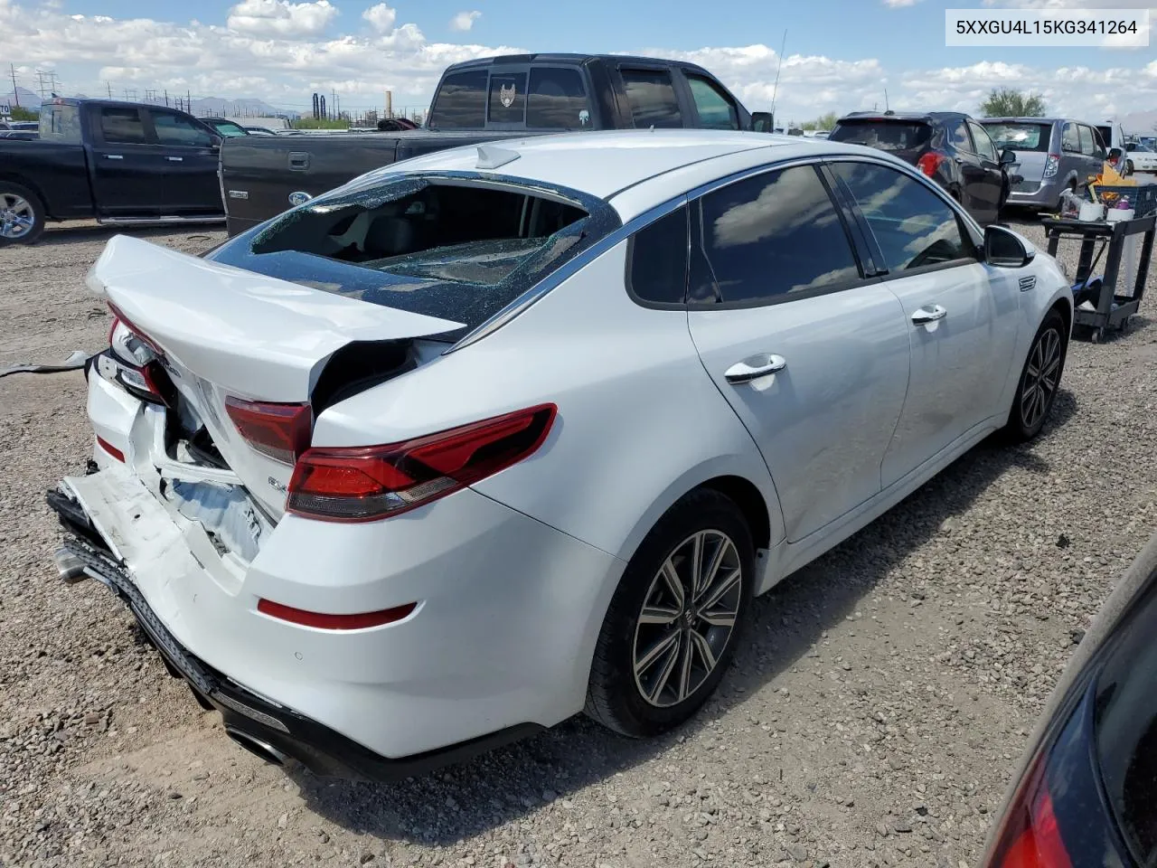 2019 Kia Optima Ex VIN: 5XXGU4L15KG341264 Lot: 71832034