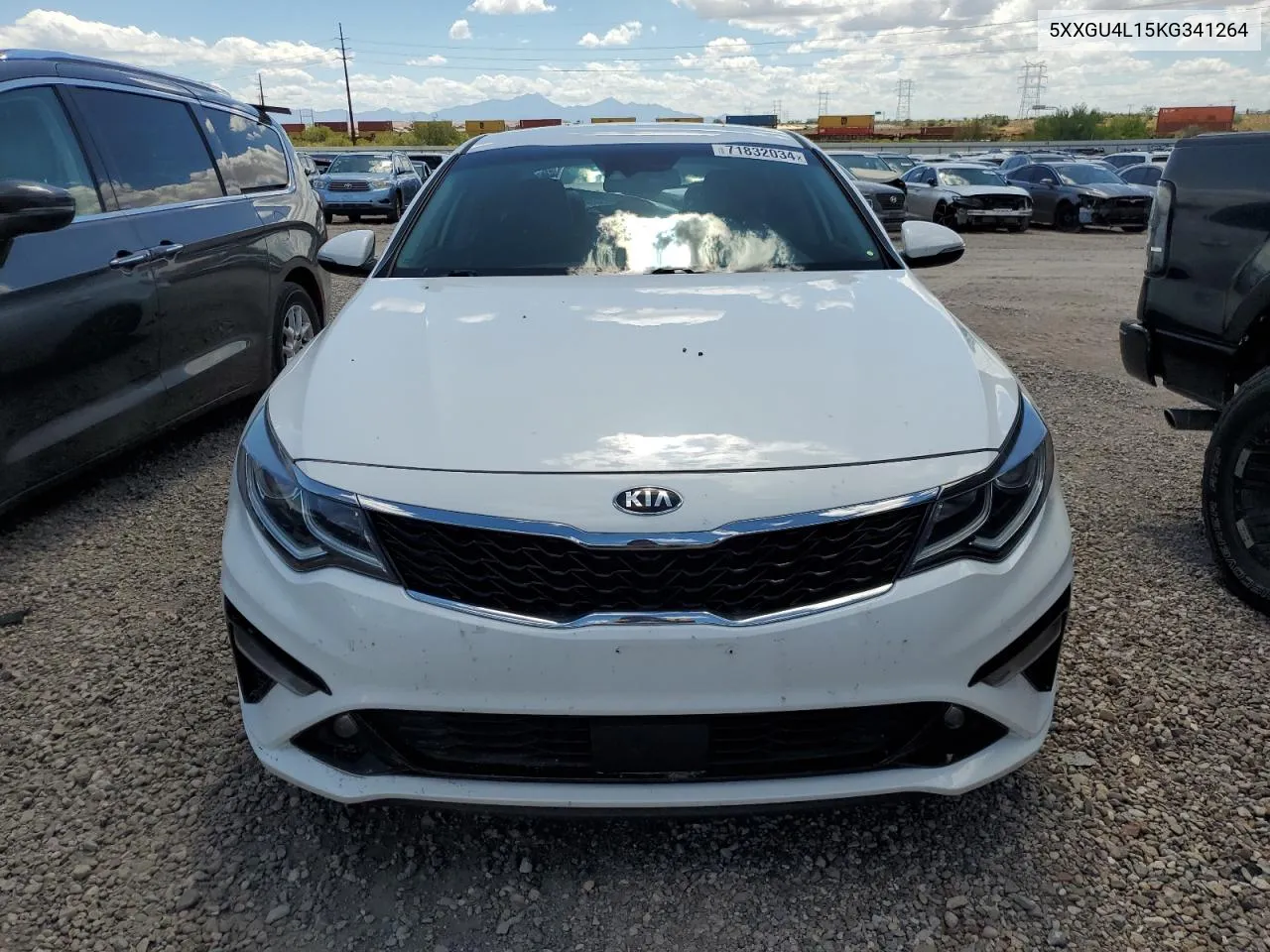 2019 Kia Optima Ex VIN: 5XXGU4L15KG341264 Lot: 71832034