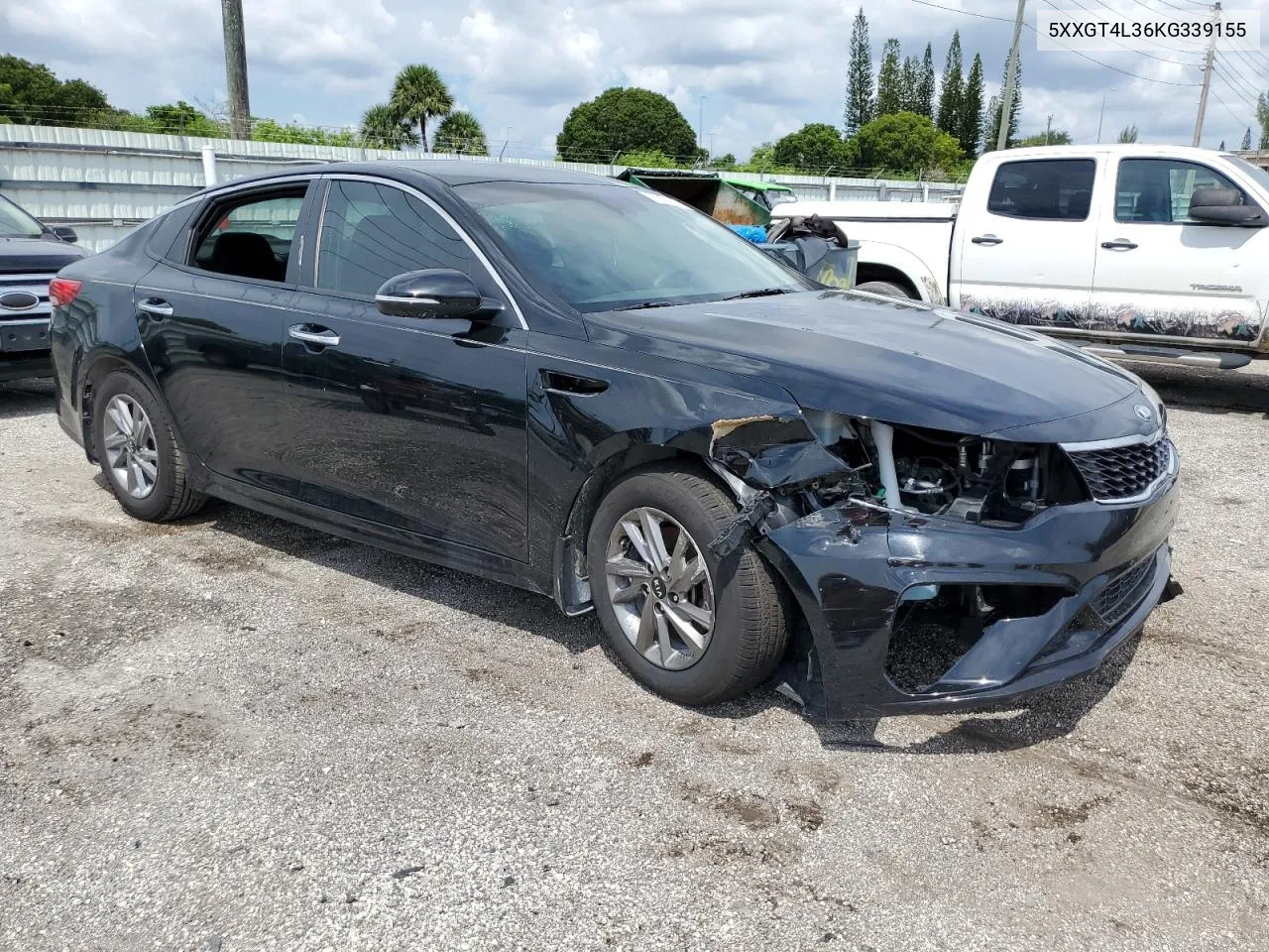 5XXGT4L36KG339155 2019 Kia Optima Lx