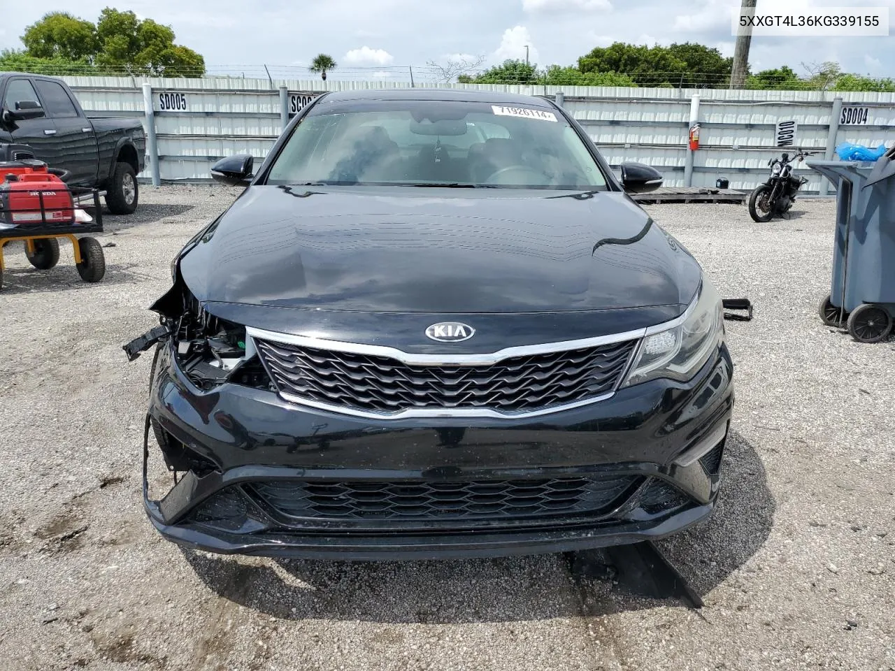 2019 Kia Optima Lx VIN: 5XXGT4L36KG339155 Lot: 71926114