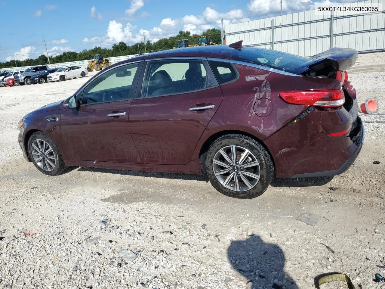 2019 Kia Optima Lx VIN: 5XXGT4L34KG363065 Lot: 71970204