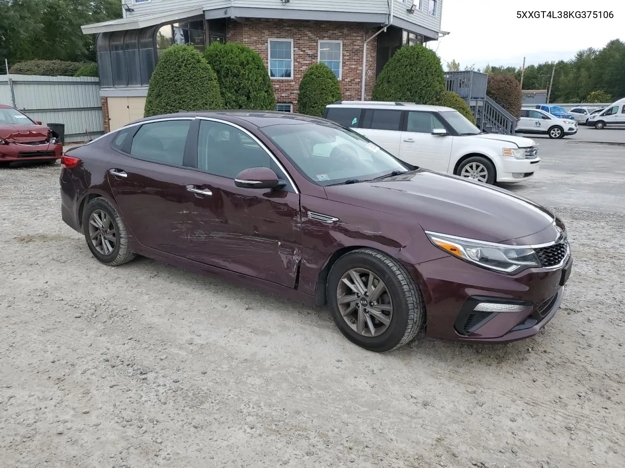 2019 Kia Optima Lx VIN: 5XXGT4L38KG375106 Lot: 71985284