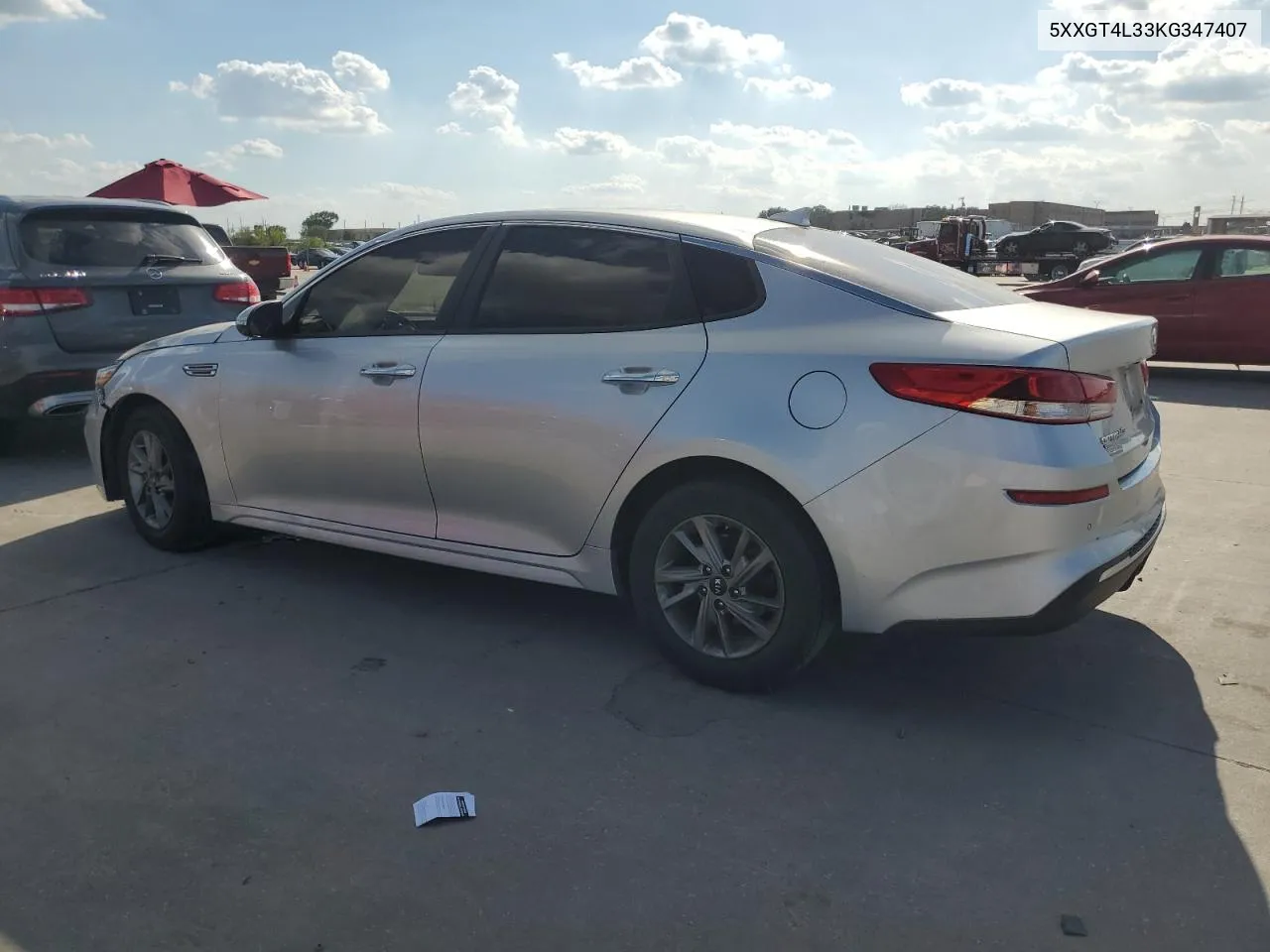 2019 Kia Optima Lx VIN: 5XXGT4L33KG347407 Lot: 72048014