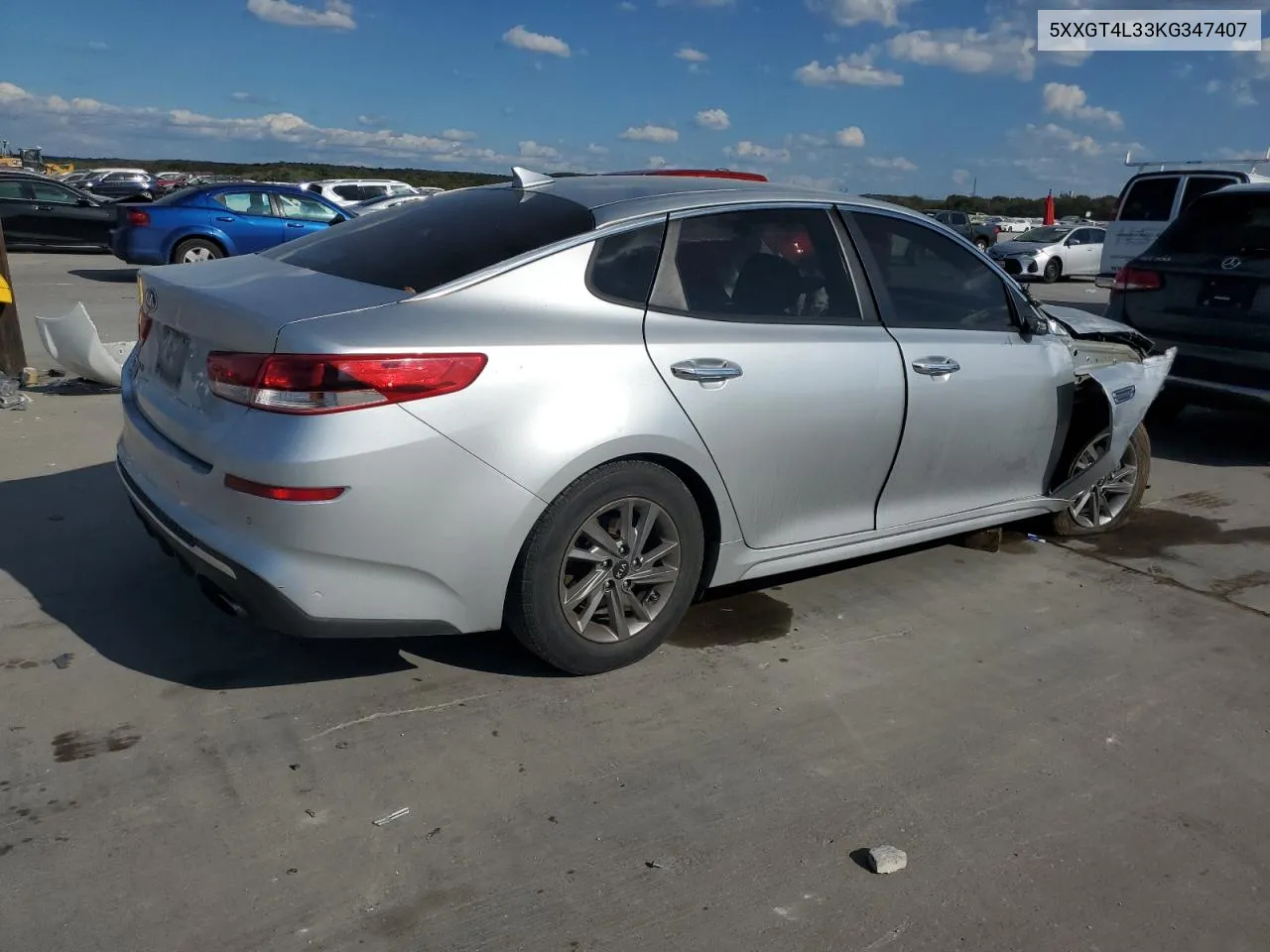 2019 Kia Optima Lx VIN: 5XXGT4L33KG347407 Lot: 72048014