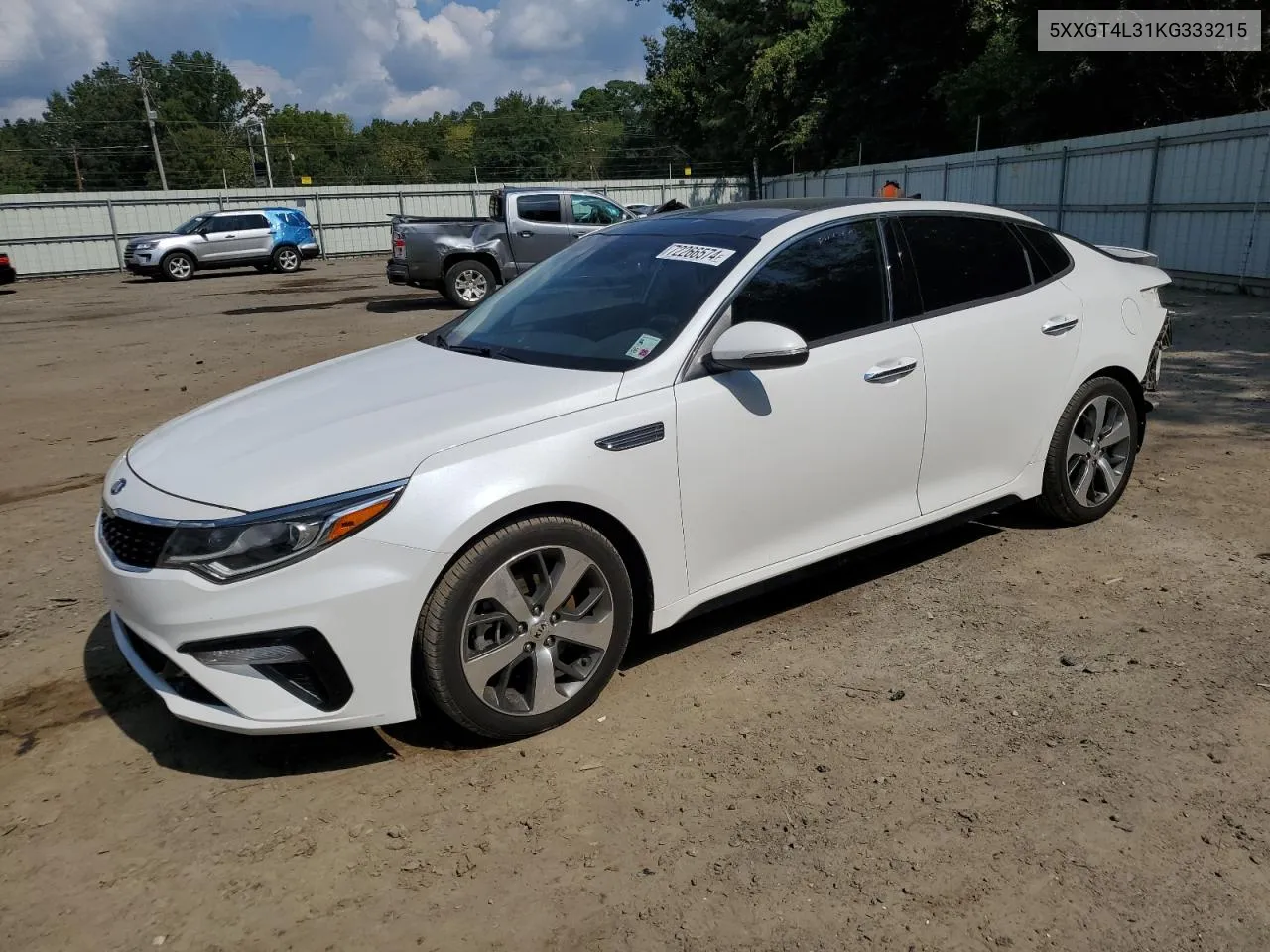 5XXGT4L31KG333215 2019 Kia Optima Lx