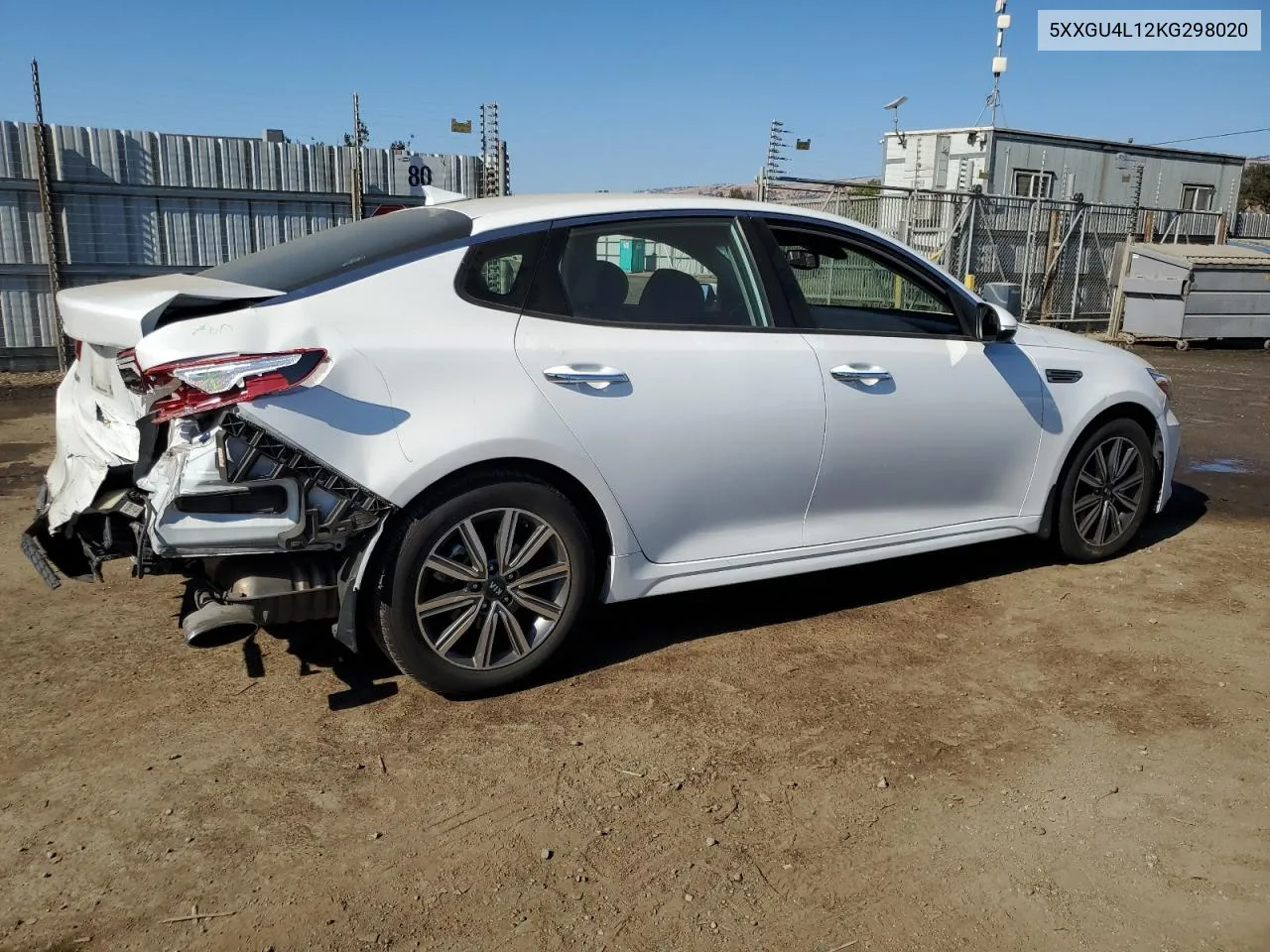 5XXGU4L12KG298020 2019 Kia Optima Ex