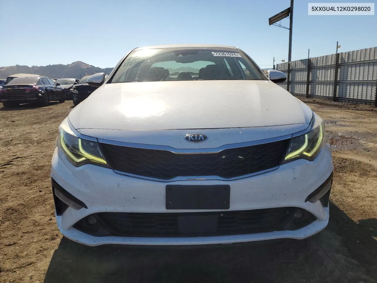 5XXGU4L12KG298020 2019 Kia Optima Ex