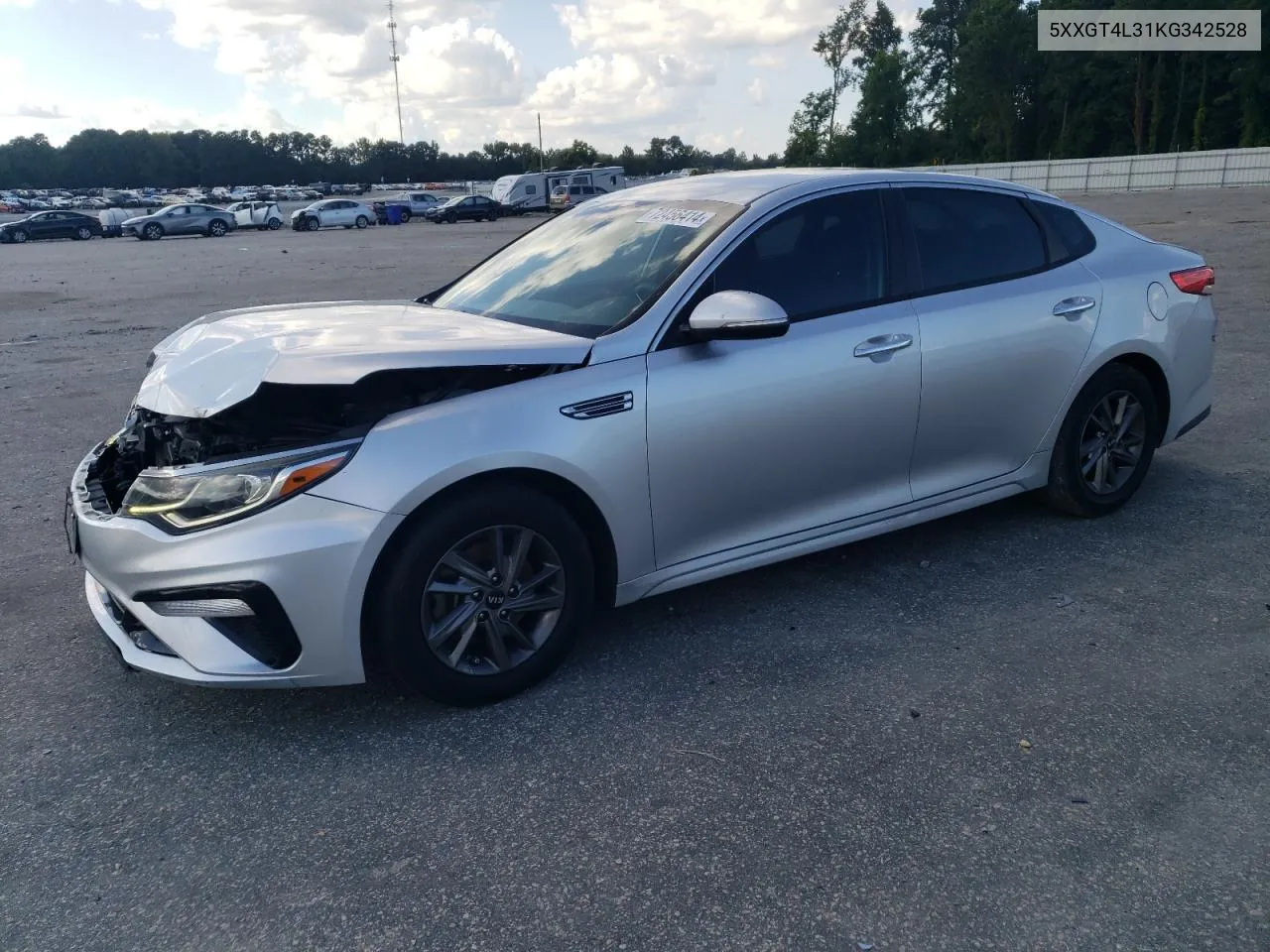 2019 Kia Optima Lx VIN: 5XXGT4L31KG342528 Lot: 72456414